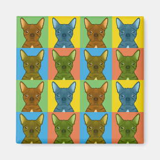 Bugg Dog Cartoon Pop-Art Magneet