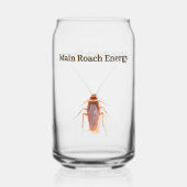 Bugged & Boujee Glass | The Unhinged Closet Blikvorm Glas (Achterkant)