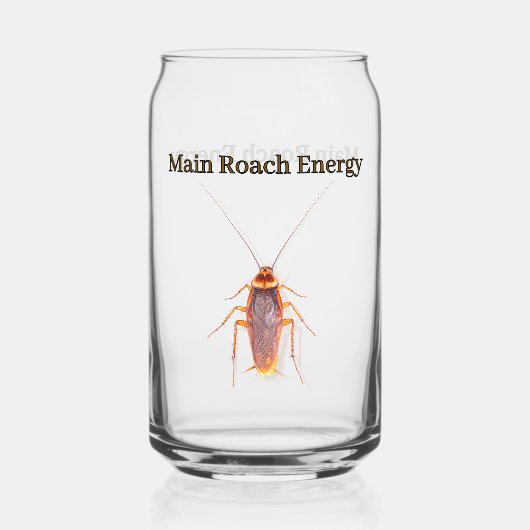 Bugged & Boujee Glass | The Unhinged Closet Blikvorm Glas (Achterkant)