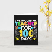 Bugged mijn leraar voor 100 dagen van schooljongen kaart (Gele Bloem)