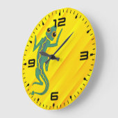 Buggi Green Lizard Artistic Clipart-27847 Grote Klok (Hoek)