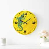 Buggi Green Lizard Artistic Clipart-27847 Grote Klok (Huis)