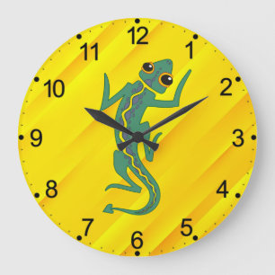 Buggi Green Lizard Artistic Clipart-27847 Grote Klok