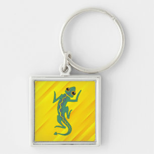 Buggi Green Lizard Artistic Clipart-27847 Sleutelhanger