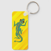 Buggi Green Lizard Artistic Clipart-27847 Sleutelhanger (Achterkant)