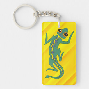 Buggi Green Lizard Artistic Clipart-27847 Sleutelhanger