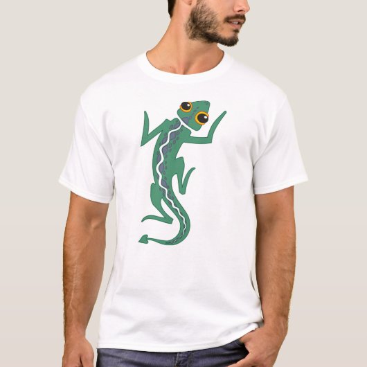 Buggi Green Lizard Artistic Clipart-27847 T-shirt (Voorkant)