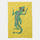 Buggi Green Lizard Artistic Clipart-27847 Theedoek (Verticaal)