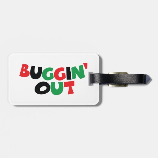 Buggin-out Bagagelabel (Achterkant horizontaal)