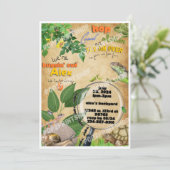 Buggin Out Bug Hunt Boys Verjaardagsfeestje Uitnod Kaart (Staand voorkant)