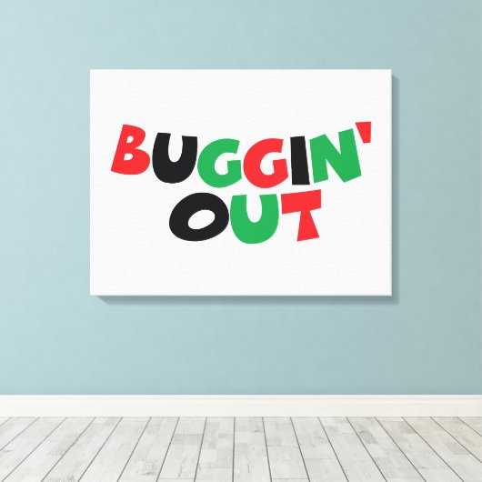Buggin-out Canvas Afdruk (Insitu (Houten vloer))