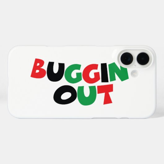 Buggin-out Case-Mate iPhone Case (Achterkant (horizontaal))
