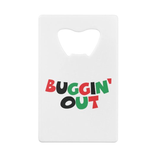 Buggin-out Creditkaart Flessenopener (Achterkant)