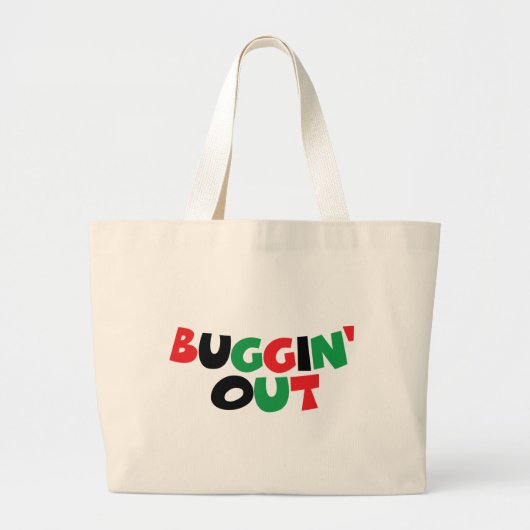 Buggin' Out Grote Tote Bag (Voorkant)