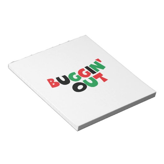 Buggin-out Notitieblok (Schuin)