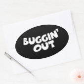Buggin-out Ovale Sticker (Envelop)