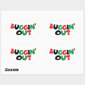 Buggin-out Ovale Sticker (Vel)