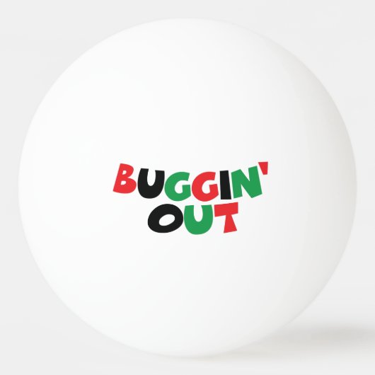 Buggin-out Pingpongbal (Voorkant)