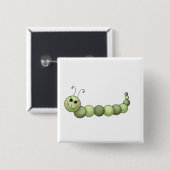 Buggin' U ・ glimlachen van de derde pijler Vierkante Button 5,1 Cm (Voorkant /achterkant)
