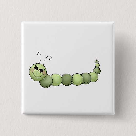 Buggin' U ・ glimlachen van de derde pijler Vierkante Button 5,1 Cm (Voorkant)