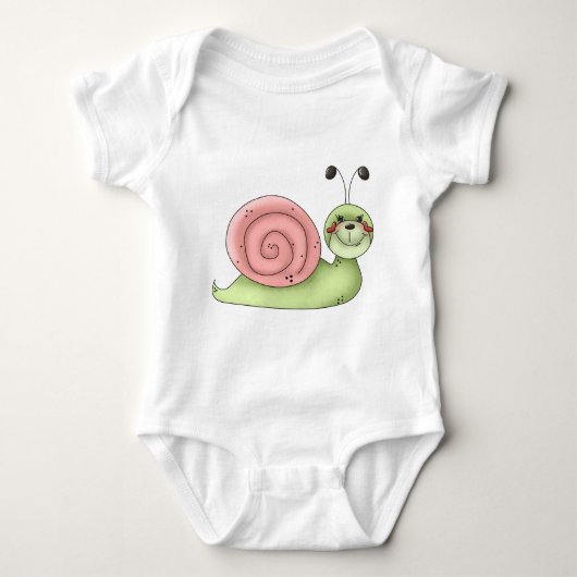 Buggin’ U ・ Slak ・ groen en roze Romper (Voorkant)