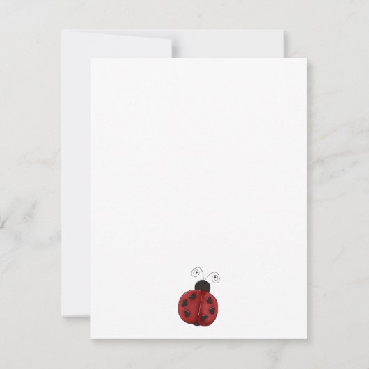 Buggin' u weer ・ Ladybug Kaart (Achterkant)