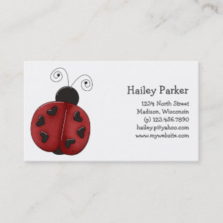 Buggin' u weer ・ Ladybug Visitekaartje