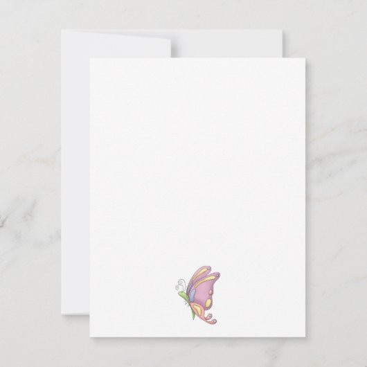 Buggin’ you ・ Butterfly Kaart (Achterkant)