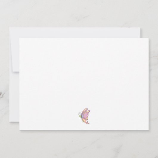 Buggin’ you ・ Butterfly Kaart (Achterkant)