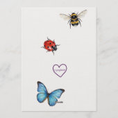 Bugging Out Kids Illustrated Birthday Kaart (Achterkant)