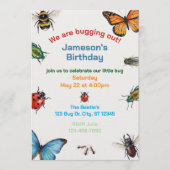 Bugging Out Kids Illustrated Birthday Kaart (Voorkant)
