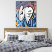 BUGGRATT CITY 02.09.2018 CANVAS AFDRUK (Insitu (Slaapkamer))