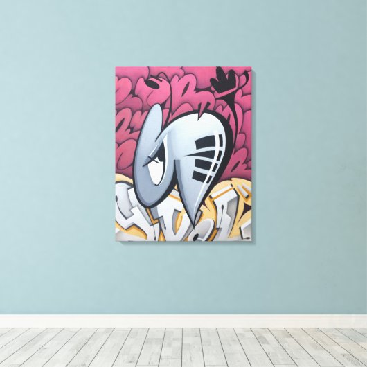 BUGGRATT EVOL 04.26.2018 CANVAS AFDRUK (Insitu (Houten vloer))