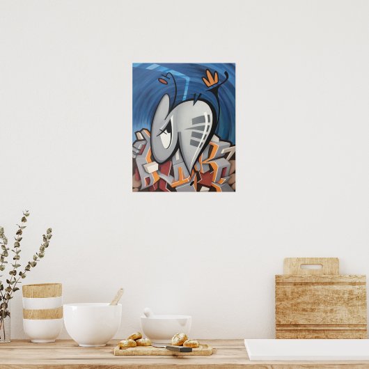 BUGGRATT FIRE HORNET 02.25.2018 POSTER (Keuken)