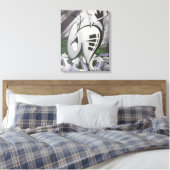 BUGGRATT OERWOUD 04.15.2018 CANVAS AFDRUK (Insitu (Slaapkamer))