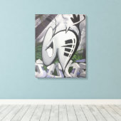 BUGGRATT OERWOUD 04.15.2018 CANVAS AFDRUK (Insitu (Houten vloer))