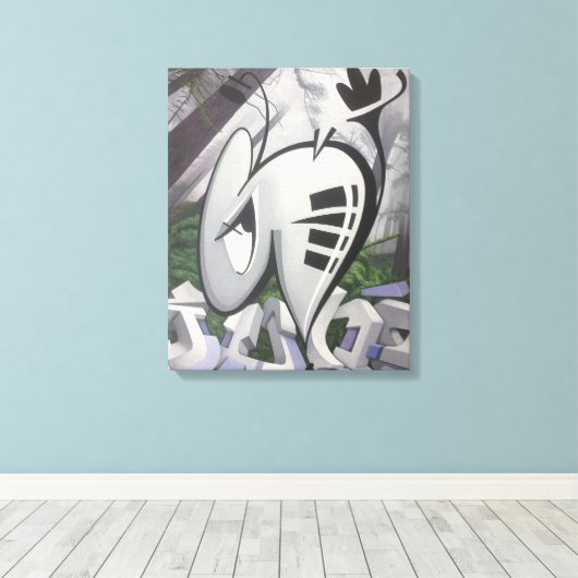 BUGGRATT OERWOUD 04.15.2018 CANVAS AFDRUK (Insitu (Houten vloer))