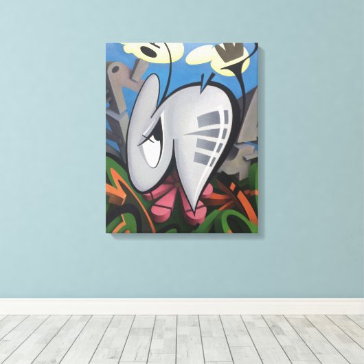 BUGGRATT PARK 01.31.2018 CANVAS AFDRUK (Insitu (Houten vloer))