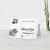 Buggs Dog in Sneeuwkaart om het even welke gelegen Kaart (Achterkant)