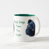 Buggs dogs Mok-aanpassen Tweekleurige Koffiemok (Voorkant rechts)