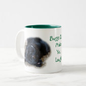 Buggs dogs Mok-aanpassen Tweekleurige Koffiemok (Voorkant links)