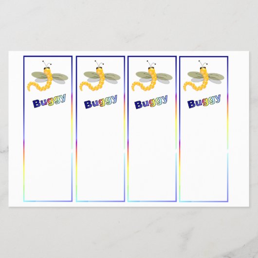 Buggy bladwijzer flyer (Voorkant)