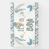 Buggy Boy baby shower banner (Verticaal)