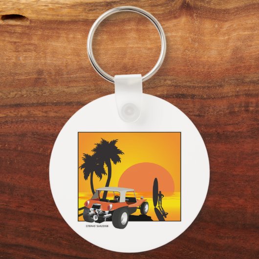 Buggy en Surfer Sleutelhanger (Voorkant)