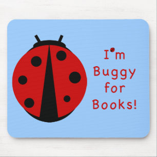 Buggy for Books Mousepad Muismat