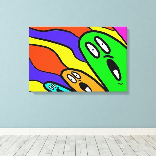 Buggy-kleuren Canvas Afdruk (Insitu (Houten vloer))