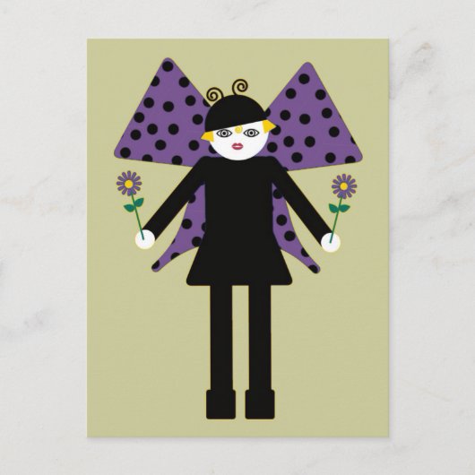 Buggy Martzkins ButterflyPostcard Briefkaart (Voorkant)