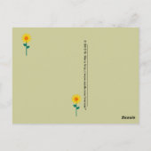 Buggy Martzkins Honey Bee Briefkaart (Achterkant)