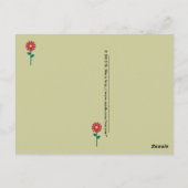 Buggy Martzkins Ladybug Briefkaart (Achterkant)