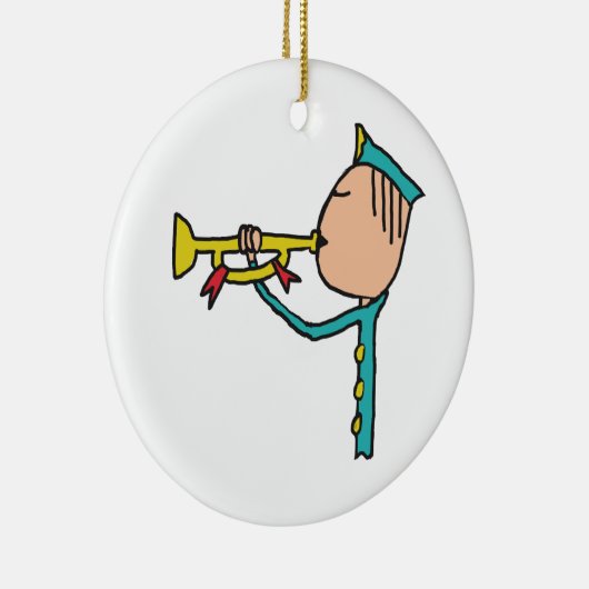 Bugle Keramisch Ornament (Rechts)